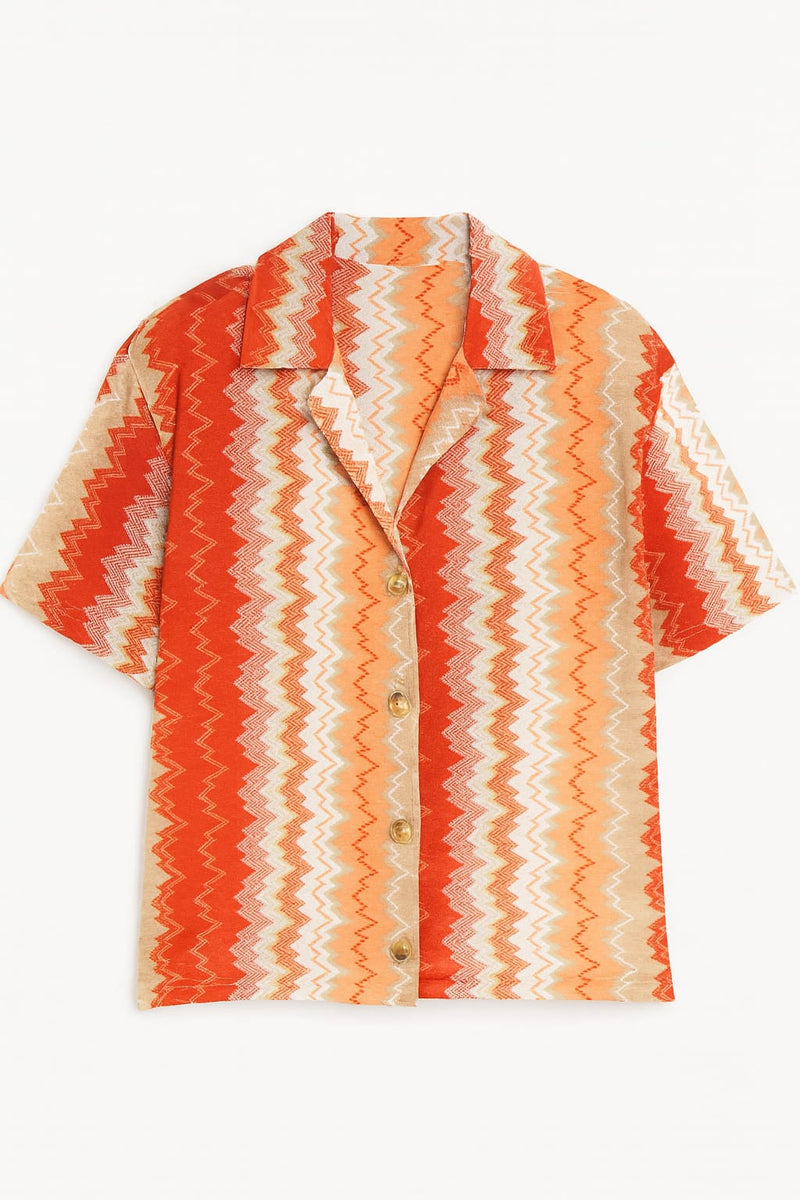 CAMISA TIPO BOWLING ESTAMPADA