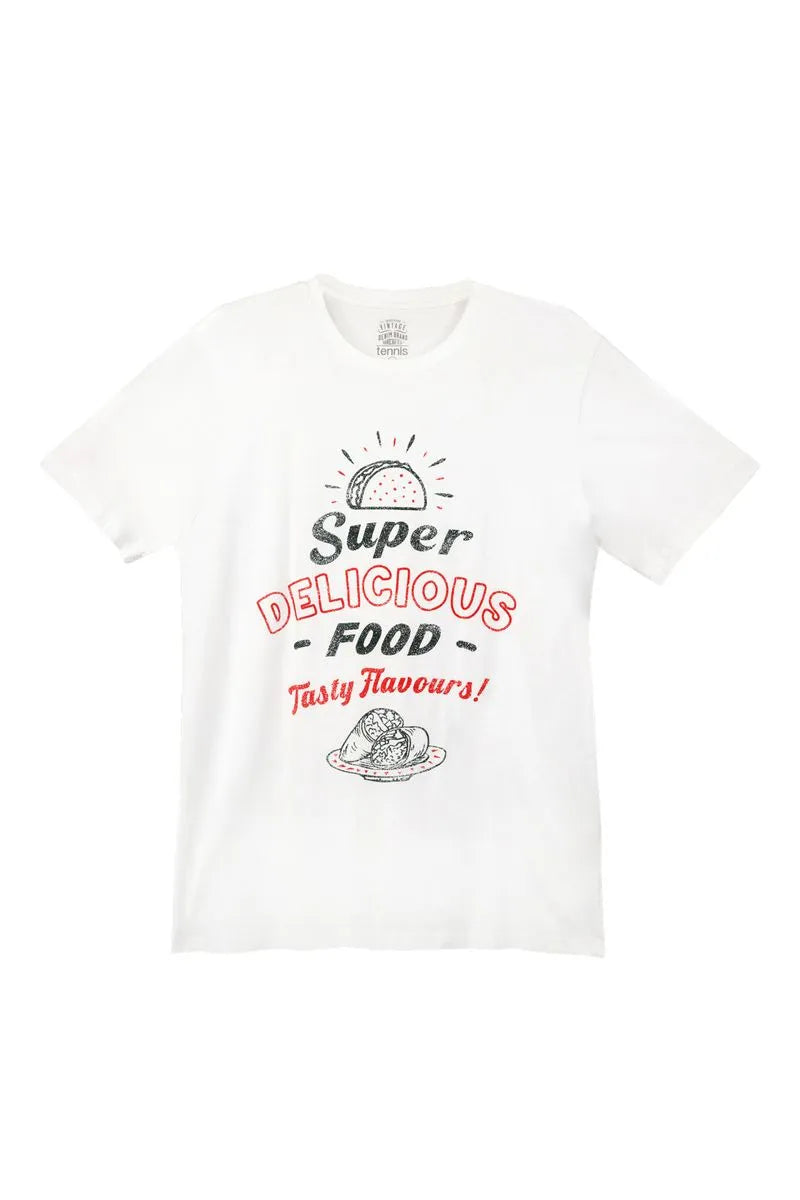 CAMISETA SUPER DELICIOUS FOOD