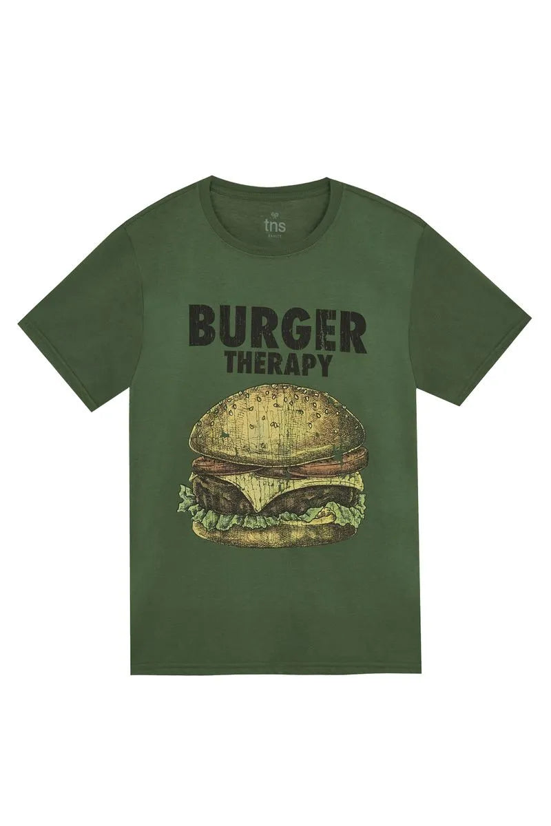 CAMISA BURGUER THERAPY VERDE DE CAZA