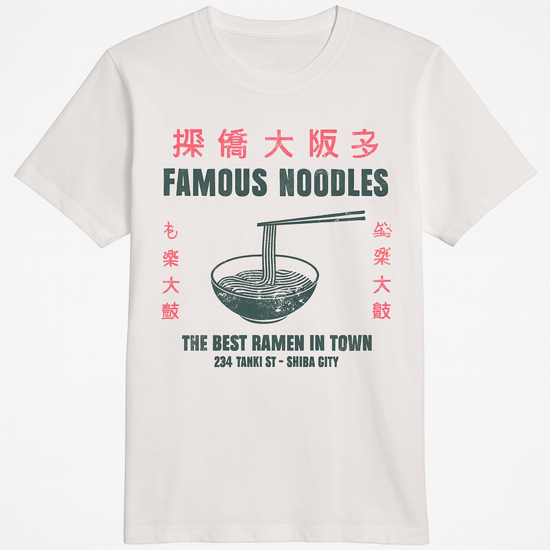 camisa manga corta FAMOUS NOODL