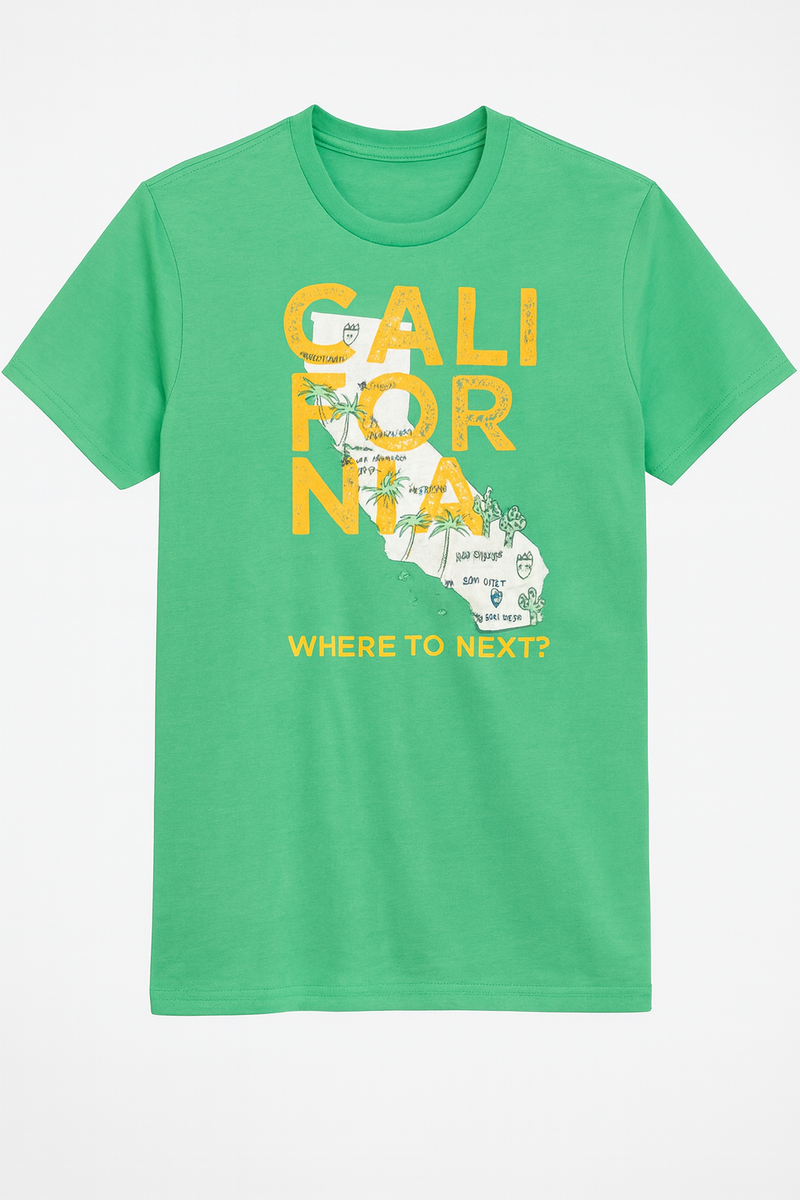 Camiseta manga corta california