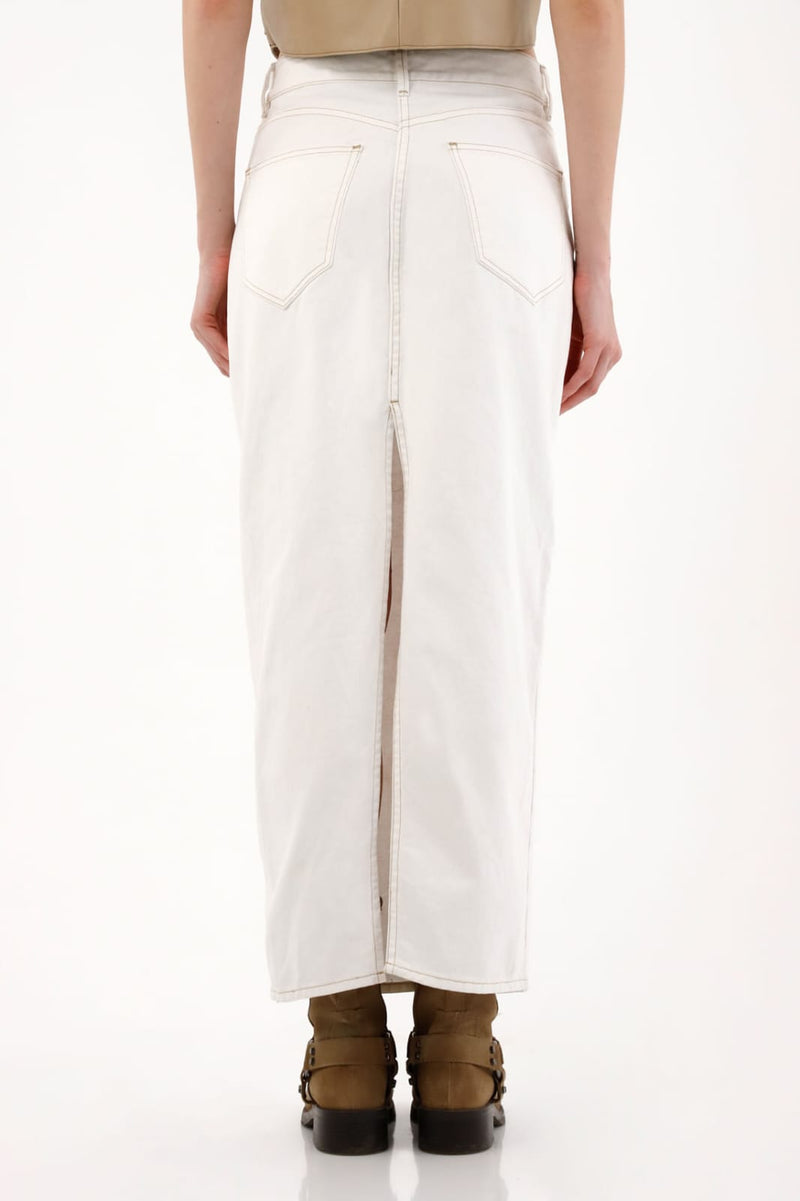 FALDAS JEAN BLANCA