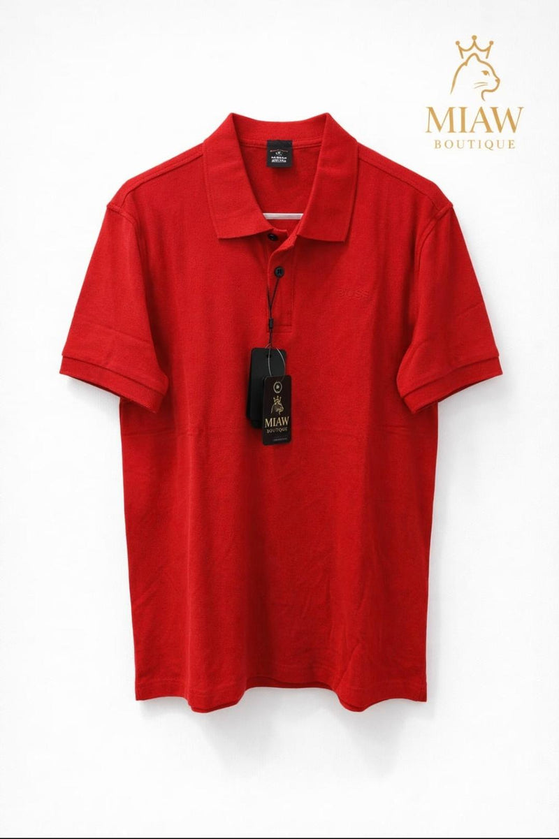 Polo Hugo Boss Hombre Rojo | Camiseta Tipo Polo Clásica Premium