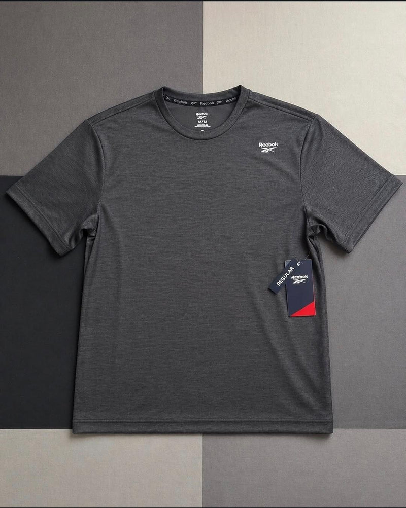 Reebok Workout Ready Performance T-Shirt (Camiseta Deportiva Core Performance en Gris Jaspeado de Reebok)