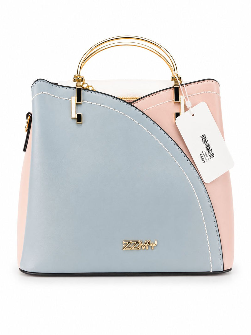 Bolso Elegante ZZMY Curve bag  Pink/blue