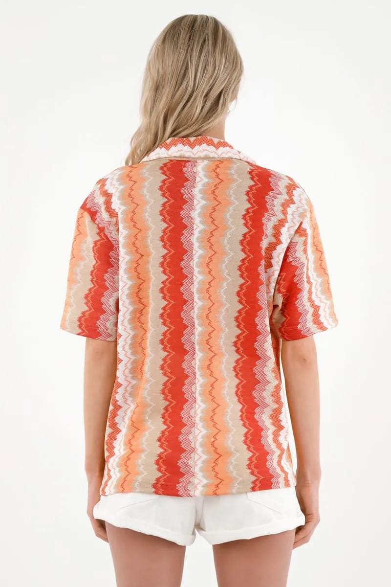 CAMISA TIPO BOWLING ESTAMPADA