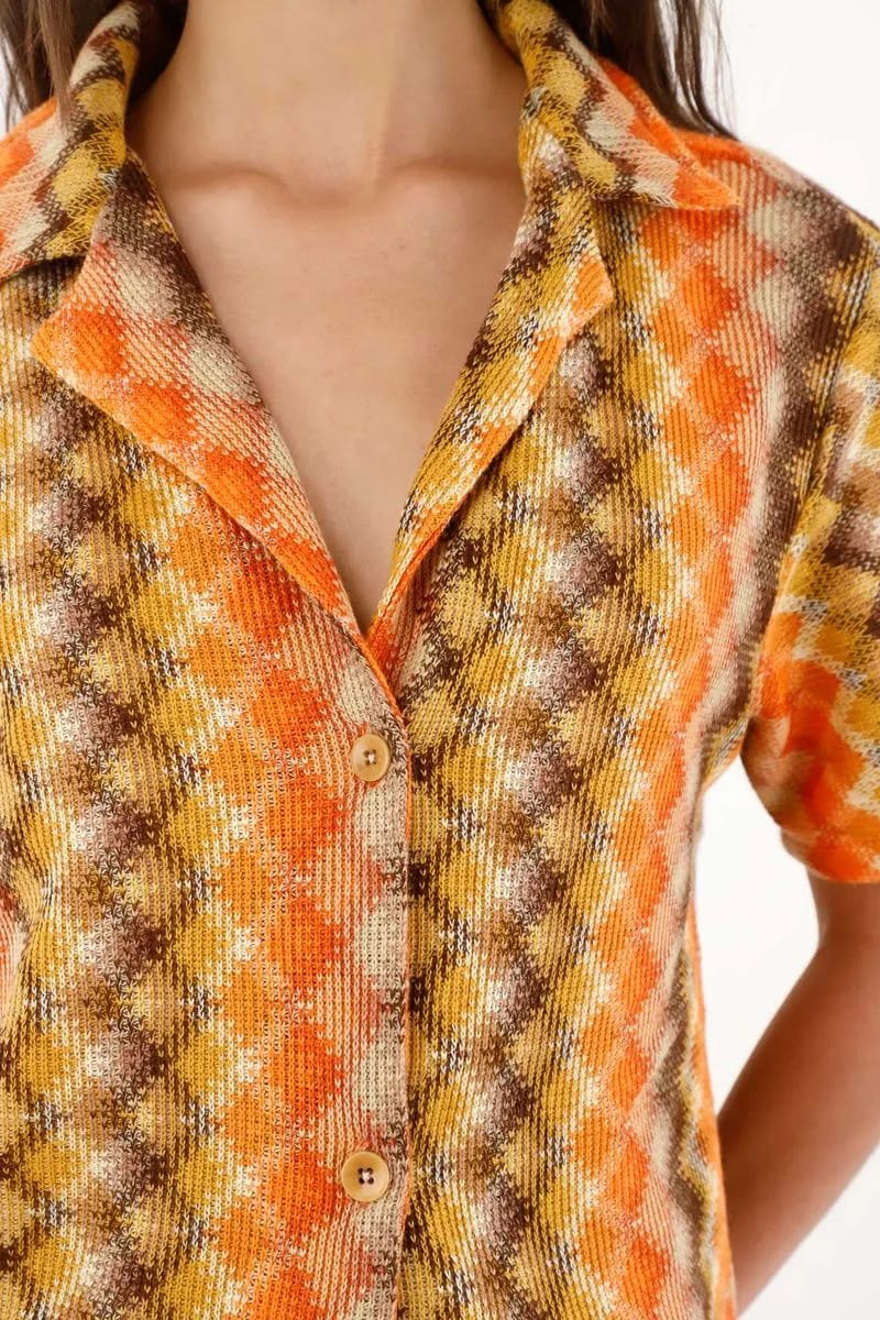 CONJUNTO  TIPO BOWLING AMARILLA/MOSTAZA
