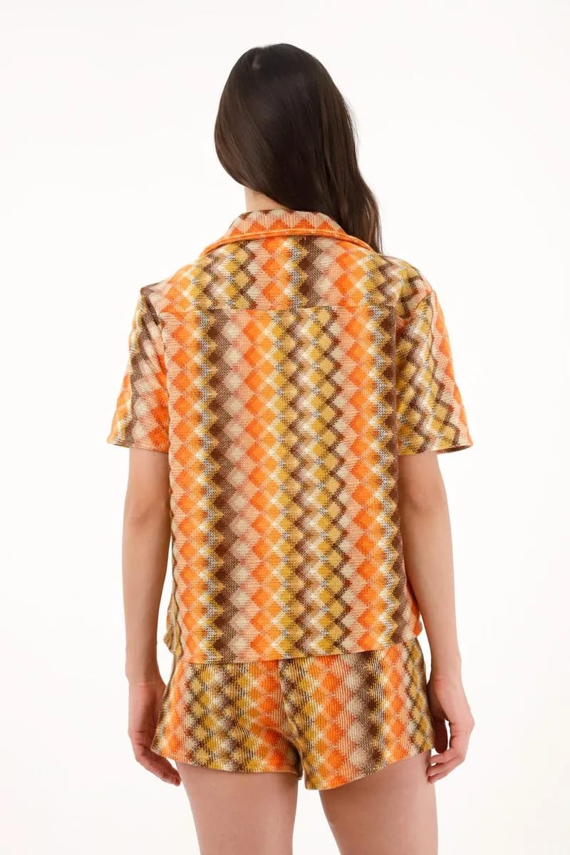 CONJUNTO  TIPO BOWLING AMARILLA/MOSTAZA