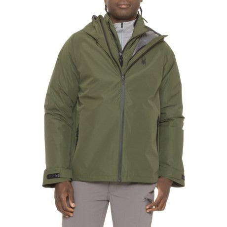 Chaqueta SPYDER impermeable 3 en 1; impermeable y aislante/RAIN SYSTEM JKT